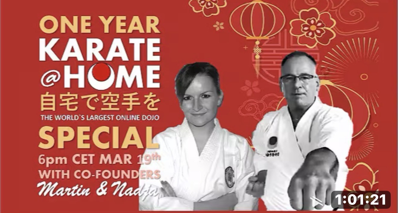 KARATE@HOME Class 03-19-21 mit Martin & Nadja