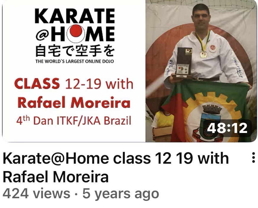 KARATE@HOME Class 12-19 mit Rafael Moreira
