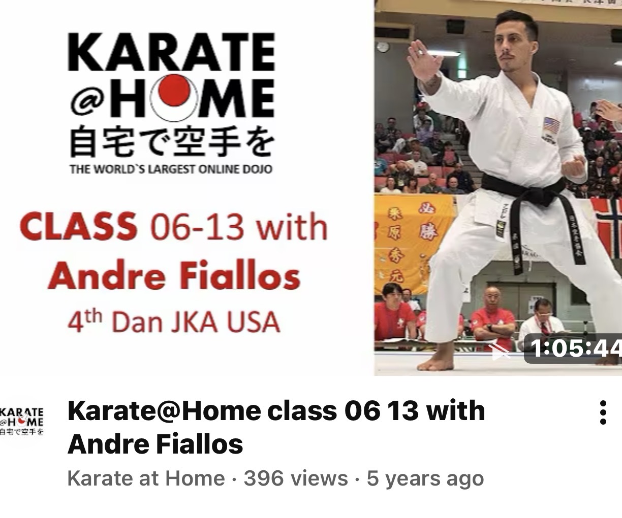 KARATE@HOME Class 06-13 mit Andre Fiallos