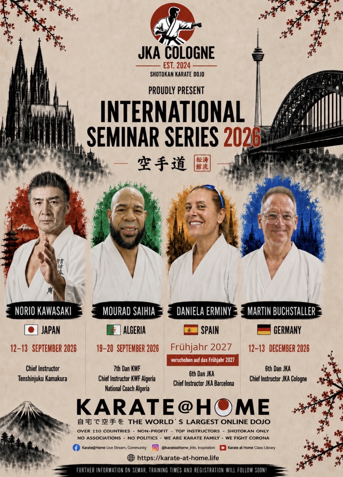 Plakat International Seminar Series 2026 — JKA Cologne